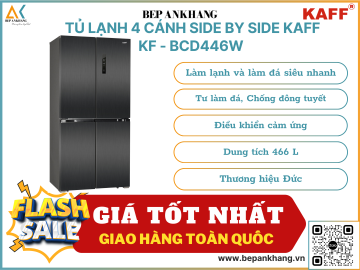 Tủ lạnh Side By Side Kaff - KF - BCD446W - Thương hiệu Đức